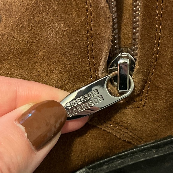 SIGERSON MORRISON Brown Irene Hiking Boots - Picture 8 of 9